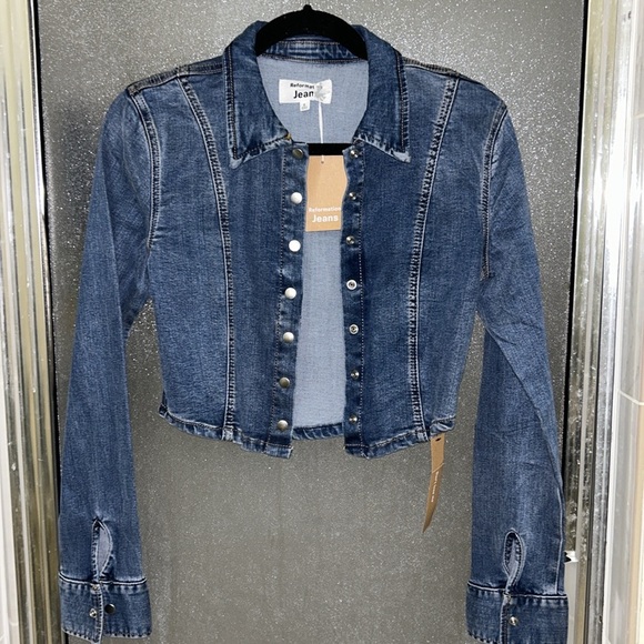 reformation Isa Denim Shirt - Picture 2 of 10